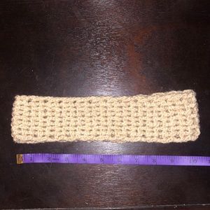 Handmade basketweave design headband. Crochet. Can custom make size and colors